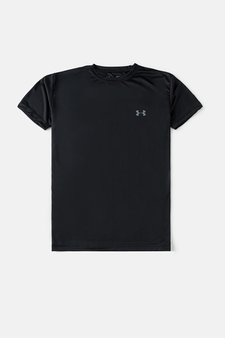 UA Imported Dri-FiT Plain T Shirt – Black