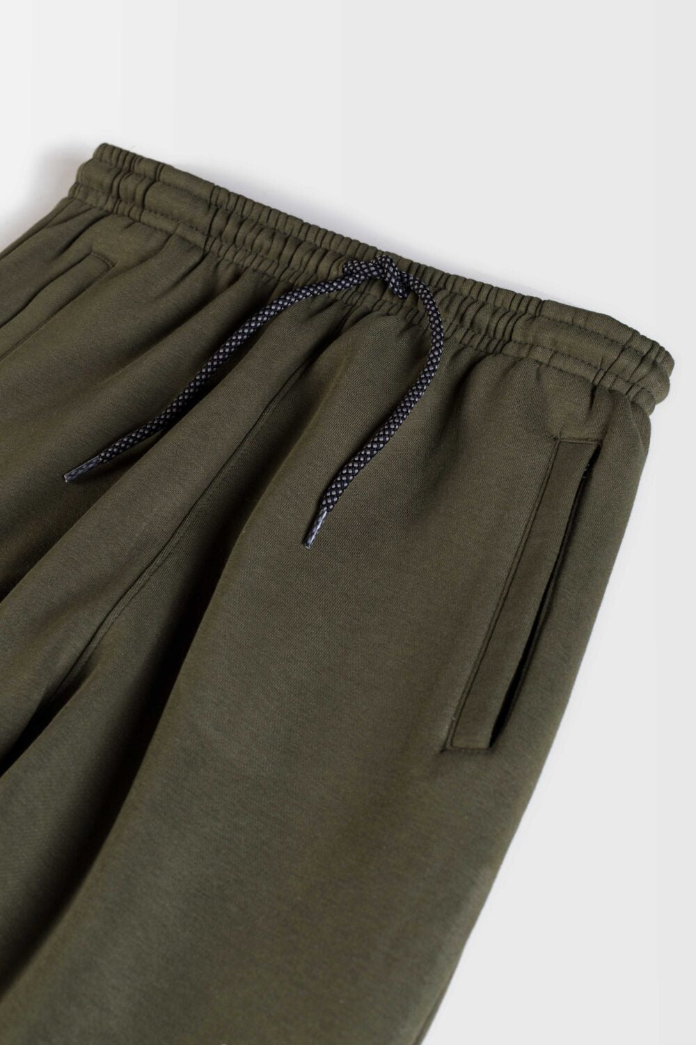 ZR Imported Premium Fleece Straight Trouser – Army Green