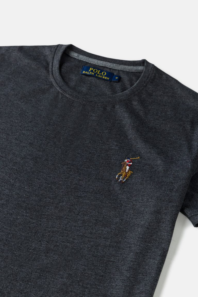RL Multi Pony T Shirt – Charcoal