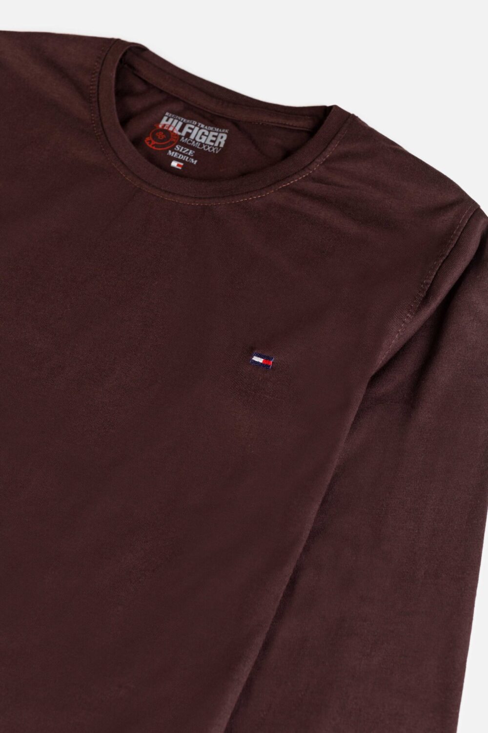 Tommy Cotton Full T Shirt – Brunette