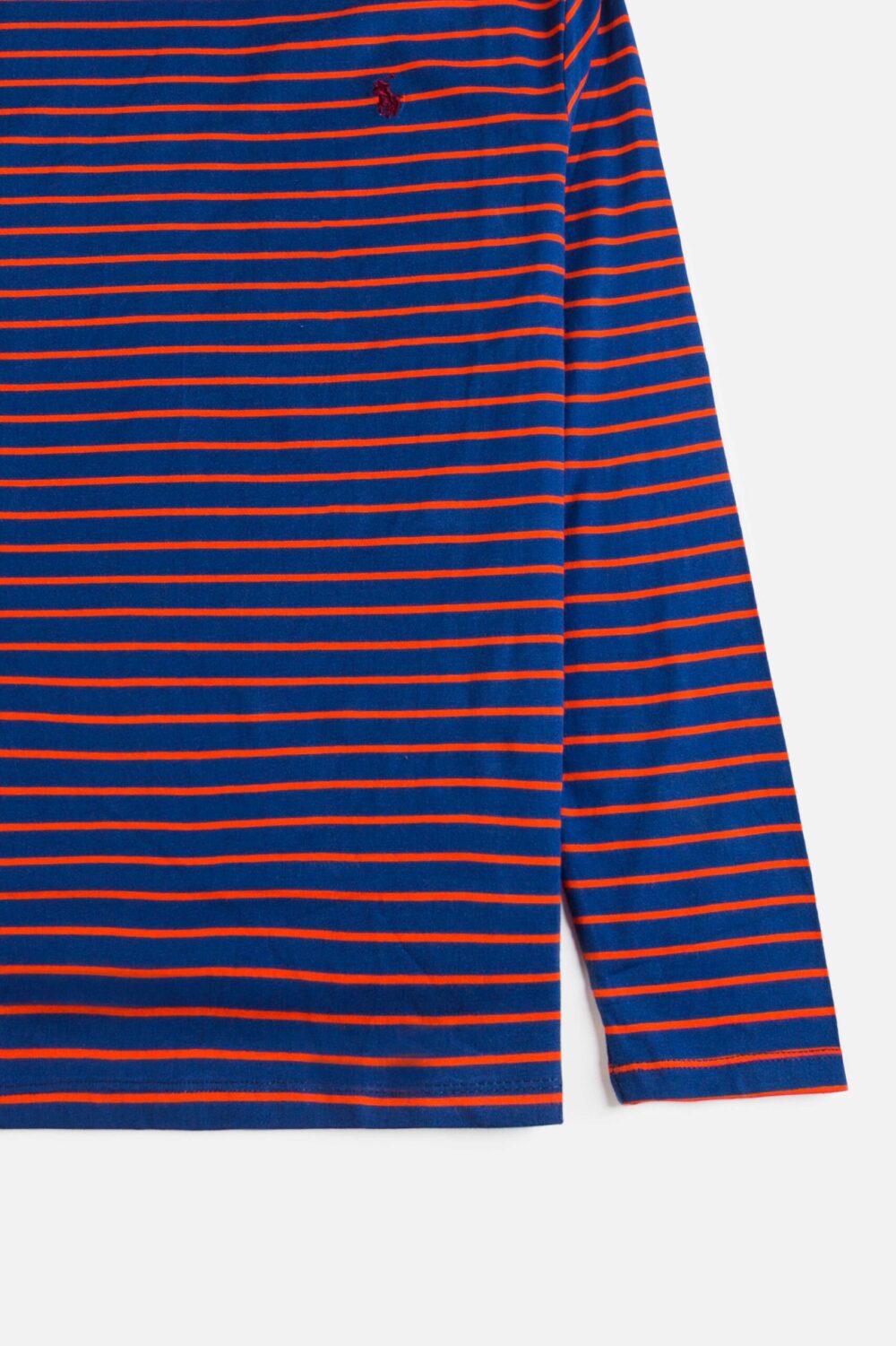 RL Premium Winter Full T Shirt – Blue Stripes