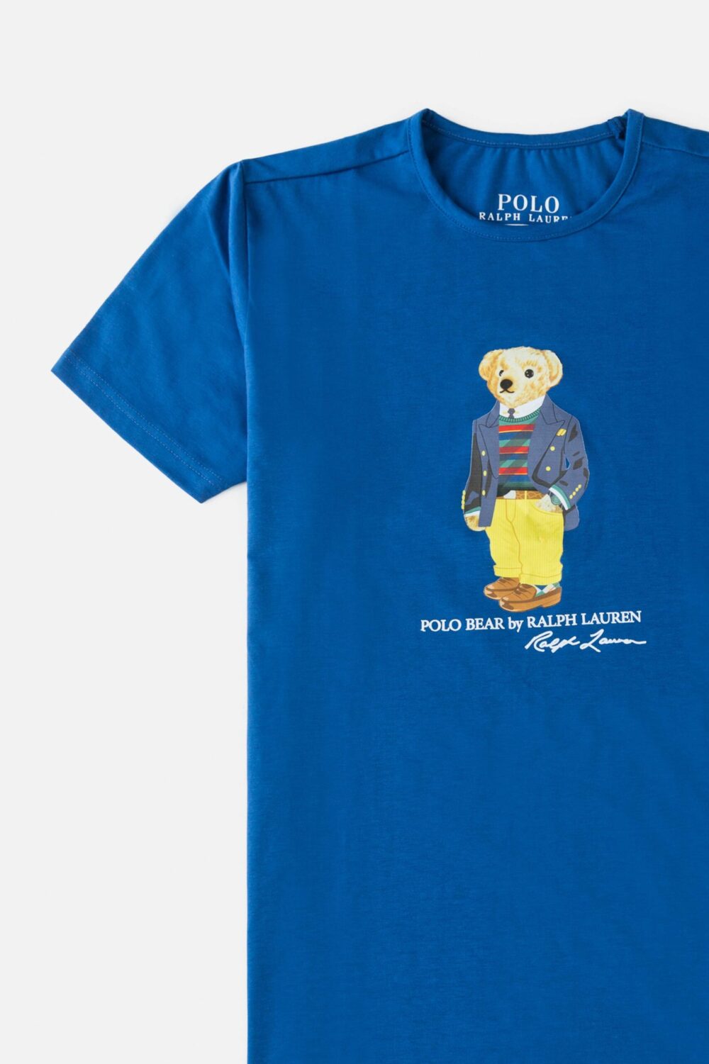 RL Imported Bear Print T Shirt – Deep Blue