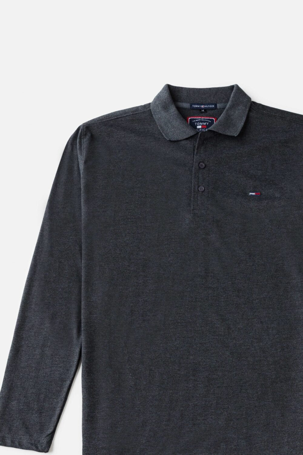 Tommy Premium Full Polo Shirt – Charcoal