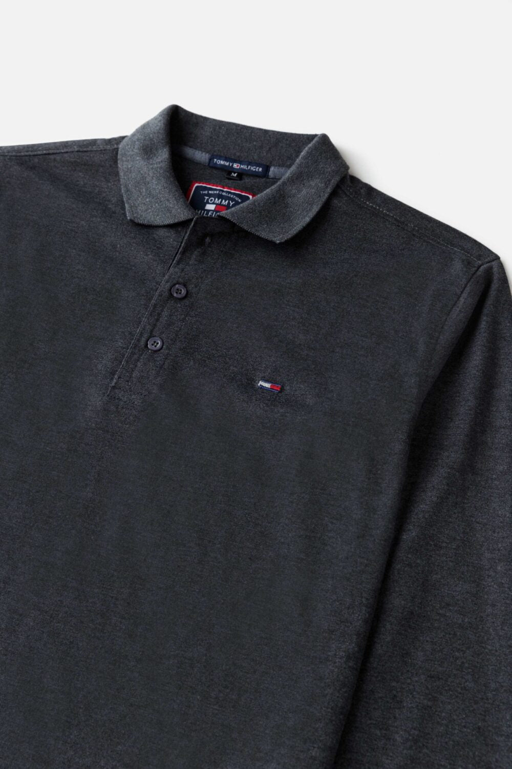 Tommy Premium Full Polo Shirt – Charcoal