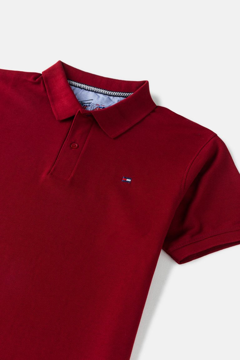 Tommy Imported Premium Polo shirt – Blood Red