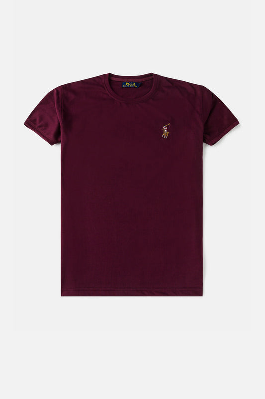 RL Multi Pony T Shirt – Maroon