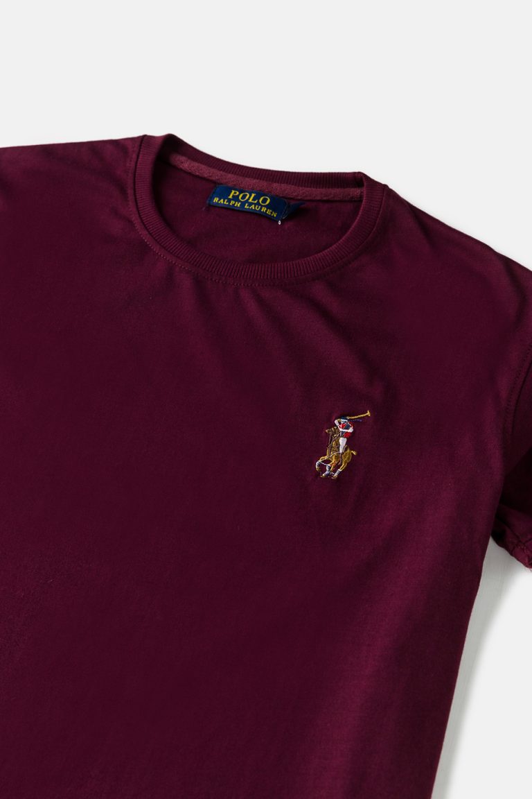 RL Multi Pony T Shirt – Maroon