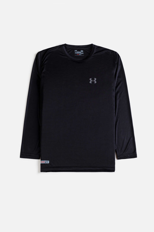 Under Armour Full Sleeves Dri-FIT T Shirt – Black