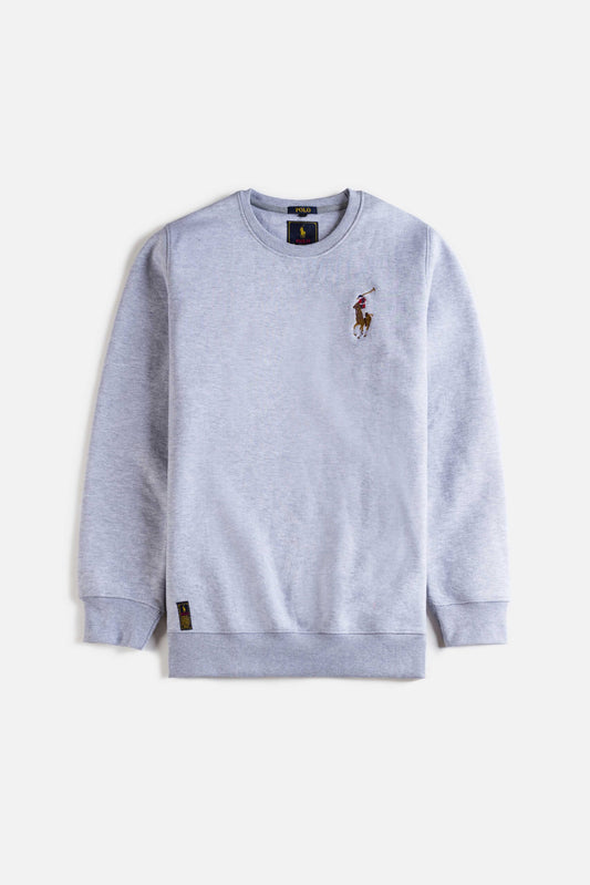 RL Premium Multi Pony Sweatshirt – Grey