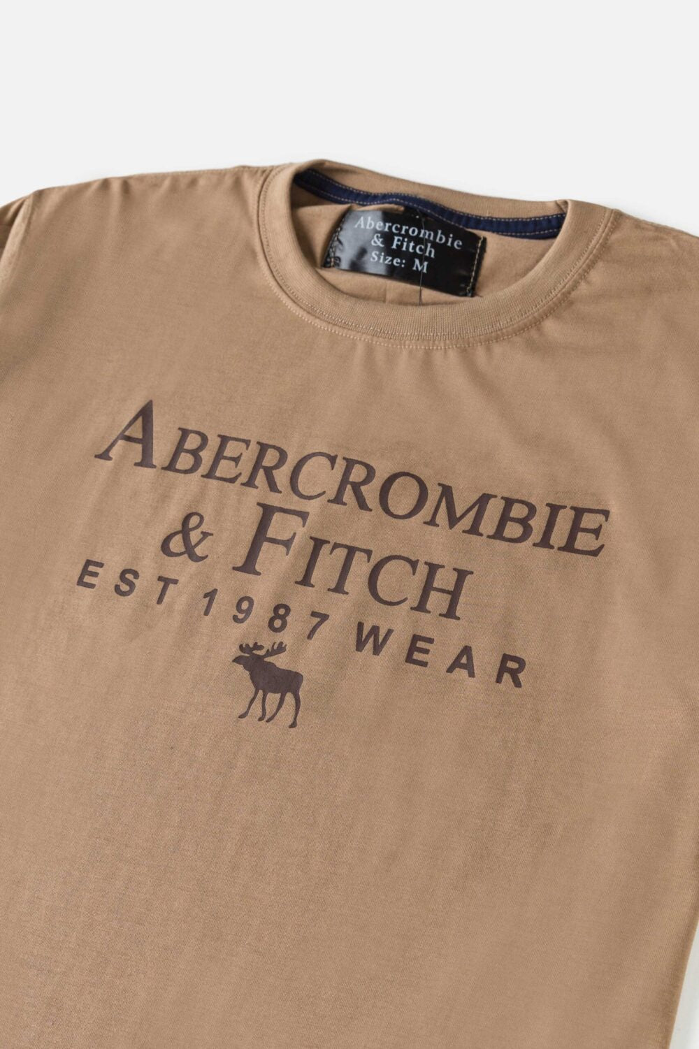 Abercrombie & Fitch Basic T Shirt – Khaki