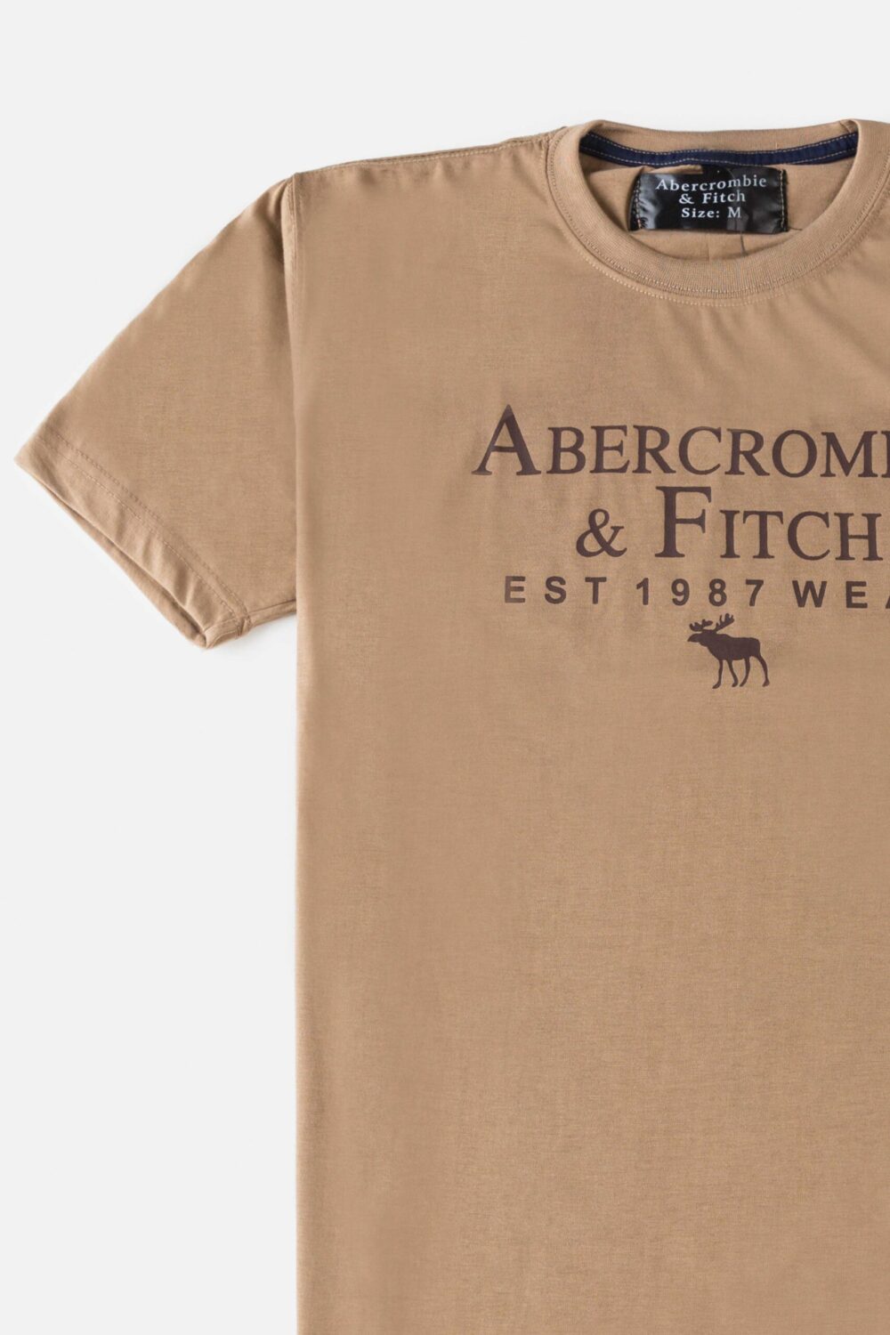 Abercrombie & Fitch Basic T Shirt – Khaki