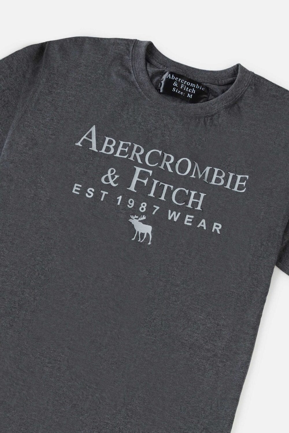 Abercrombie & Fitch Basic T Shirt – Charcoal