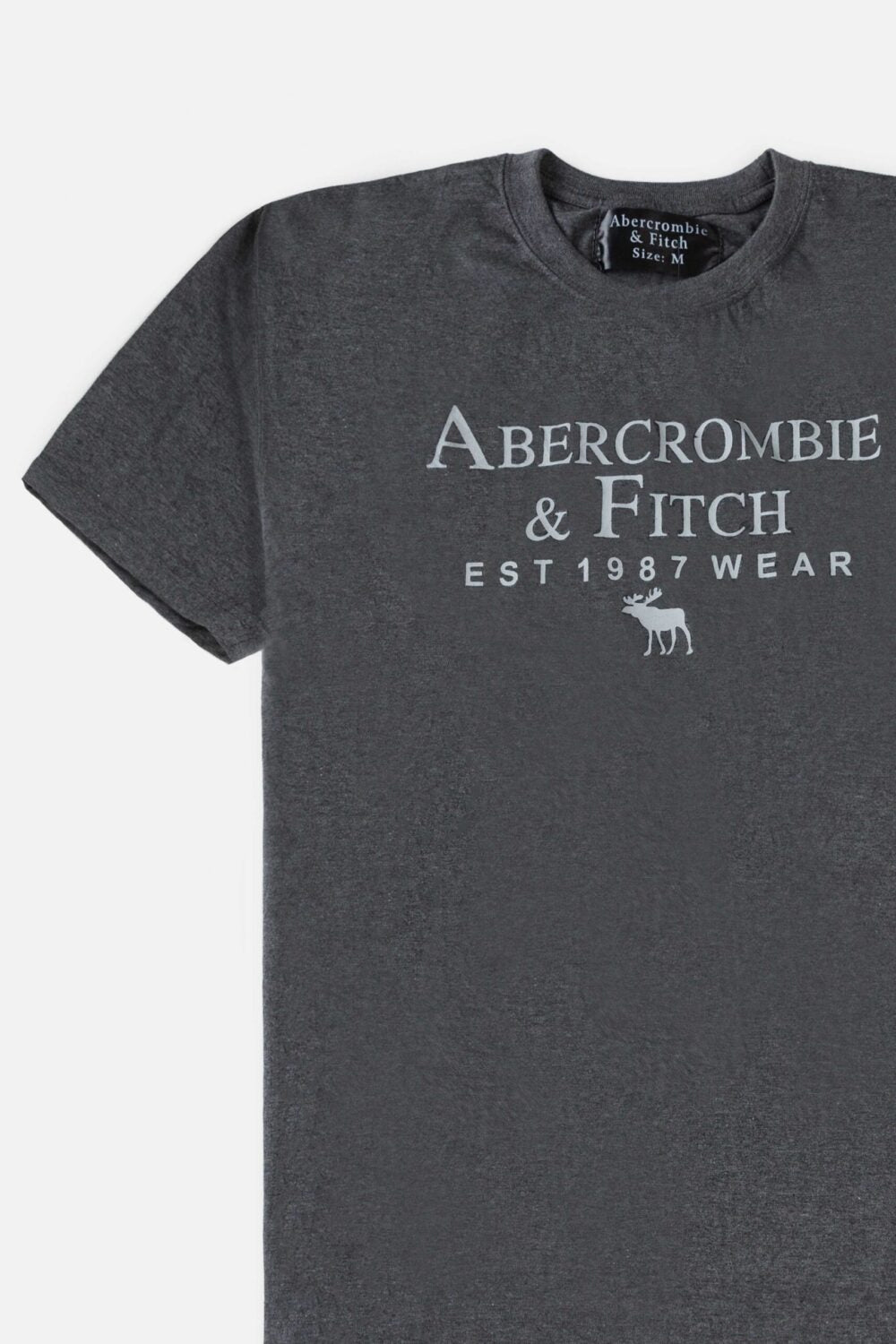 Abercrombie & Fitch Basic T Shirt – Charcoal