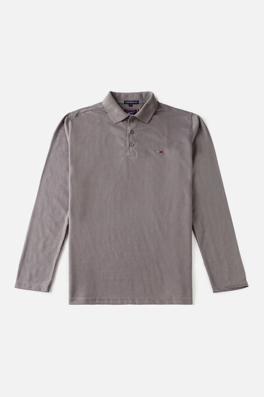 Tommy Premium Full Polo Shirt – Yard Grey