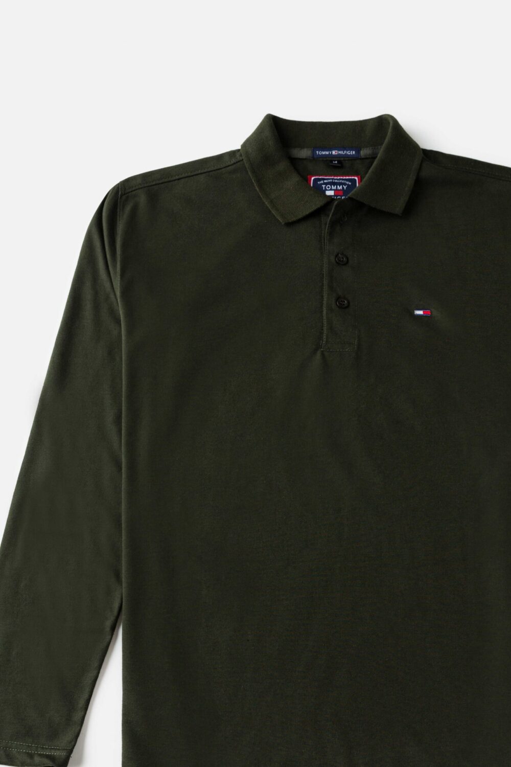 Tommy Premium Full Polo Shirt – Army Green