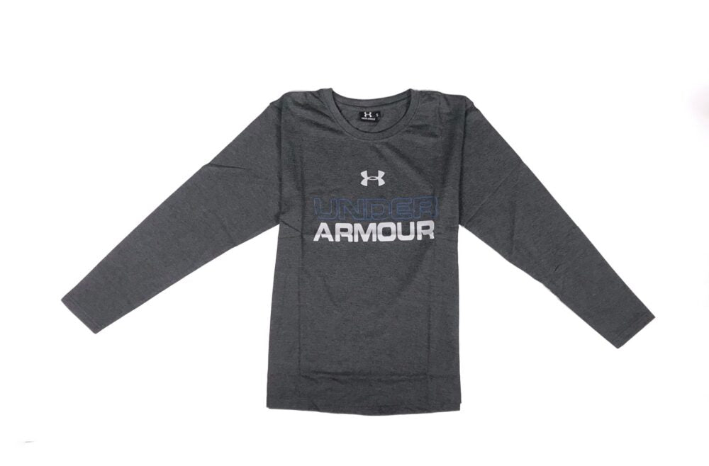 UA Basic Printed Full Tee Shirt – Charcoal