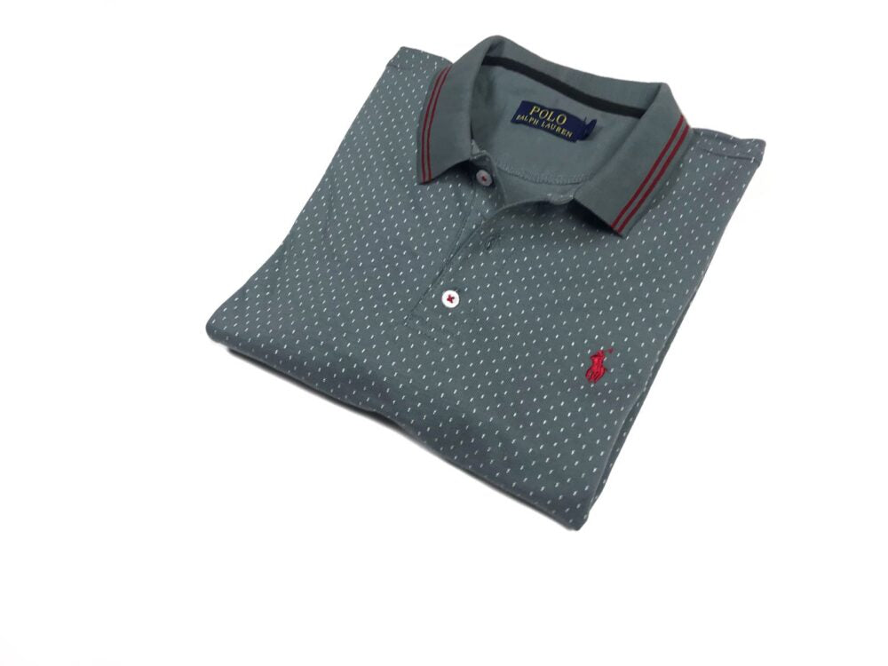 RL Pique Dotted Polo Shirt – Seal