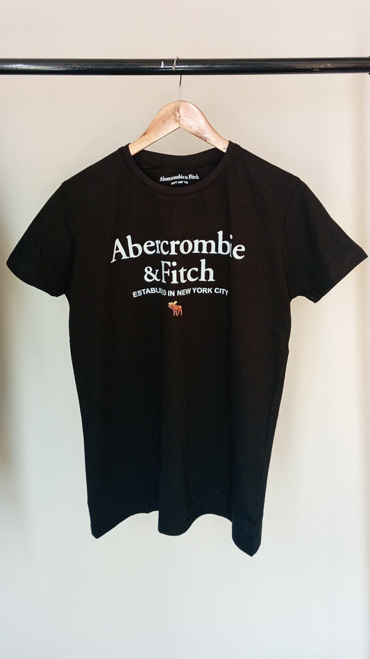 A&B Imported Premium Print T Shirt - Black
