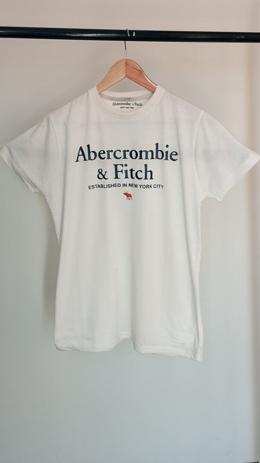 A&B Imported Premium Print T Shirt - White